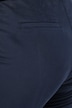 Hose, schmales Bein, Elastikbund, Biesen, Schlitze