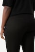 Broek, biezen, smalle broekspijpen, elastische tailleband, split