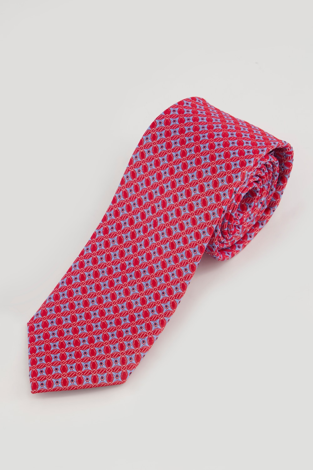 Seiden-Krawatte, Große Größen, Herren, rot, Größe: One Size, Seide, JP1880