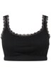 Bustier, ažurový vzor, krajka, elastický pás pod prsy