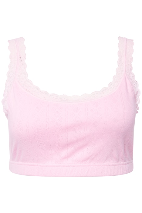 Bustier, ažurový vzor, krajka, elastický pás pod prsy