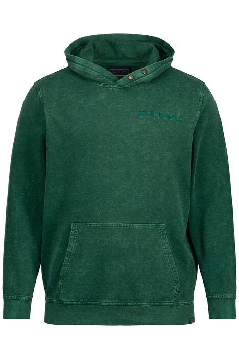 Mikina s kapucí, STHUGE, vintage vzhled, potisk na zádech, do 8XL