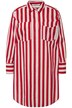 Oversize košile, pruhy, límeček, dlouhé rukávy