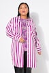 Hemdbluse, oversized, Streifen, Langarm