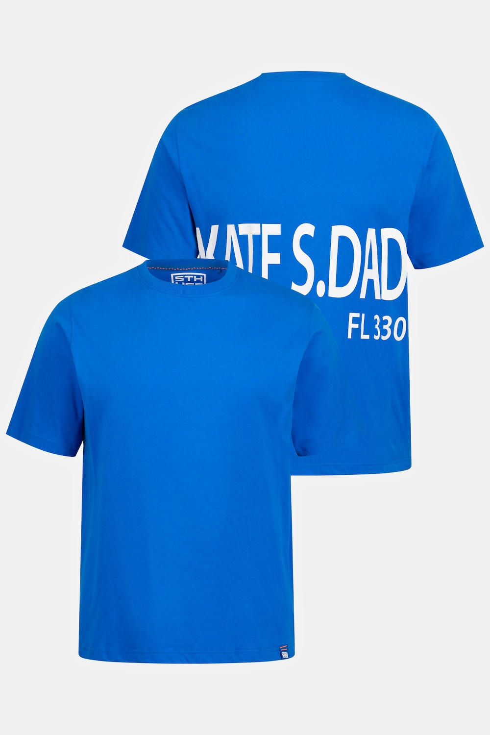STHUGE T-Shirt, Halbarm, Rücken Print, bis 8 XL