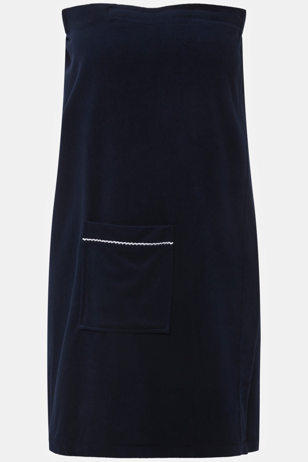 Stora storlekar Bastukilt i frotté, Dam, blå, storlek: 3=58-64, Bomull/Polyester, Ulla Popken