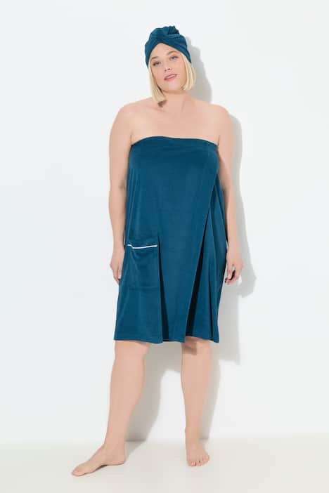 Frottee-Kilt, Klettverschluss, Rücken-Bündchen