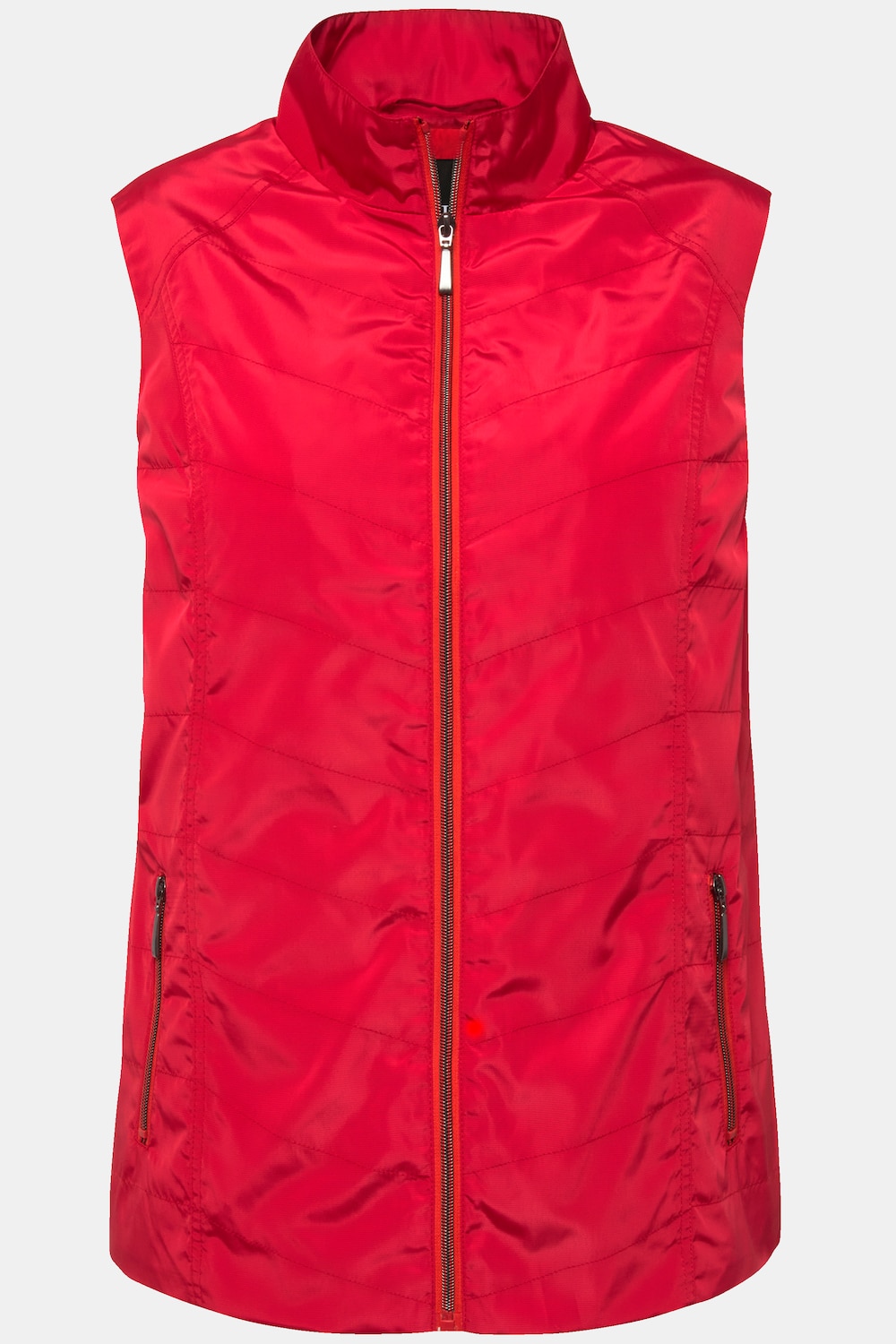 Stora storlekar Väst med dekorativa sömmar, Dam, rosa, storlek: 42/44, Polyester, Ulla Popken