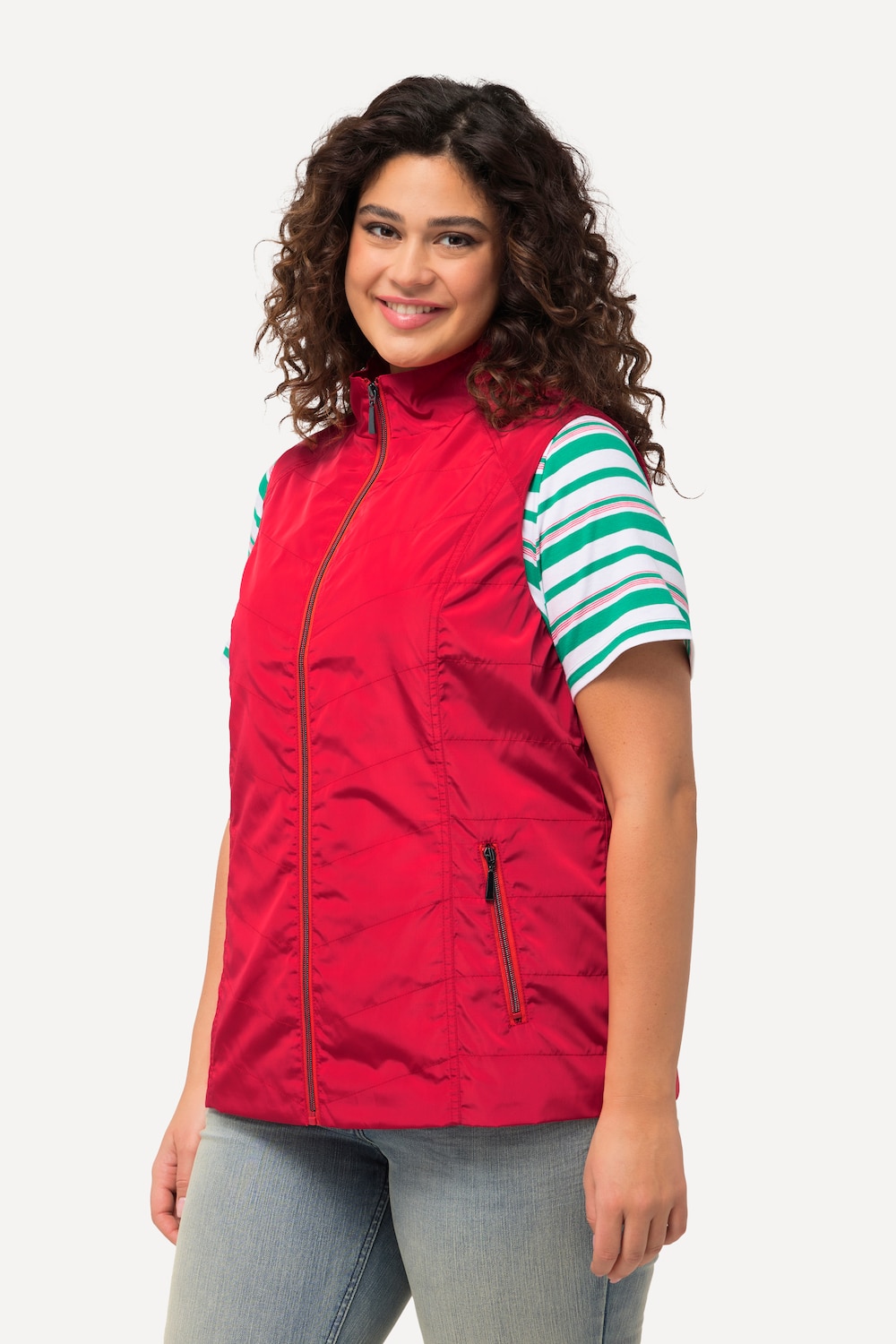 Große Größen Weste, Damen, rosa, Größe: 50/52, Polyester, Ulla Popken