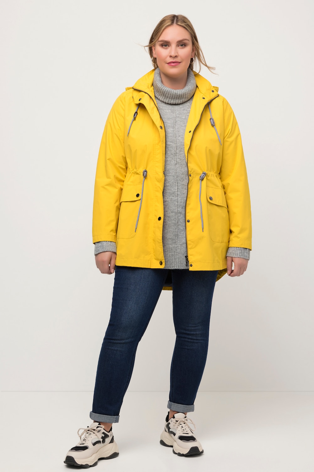 Große Größen HYPRAR Funktionsjacke, Damen, orange, Größe: 42/44, Polyester/Viskose, Ulla Popken