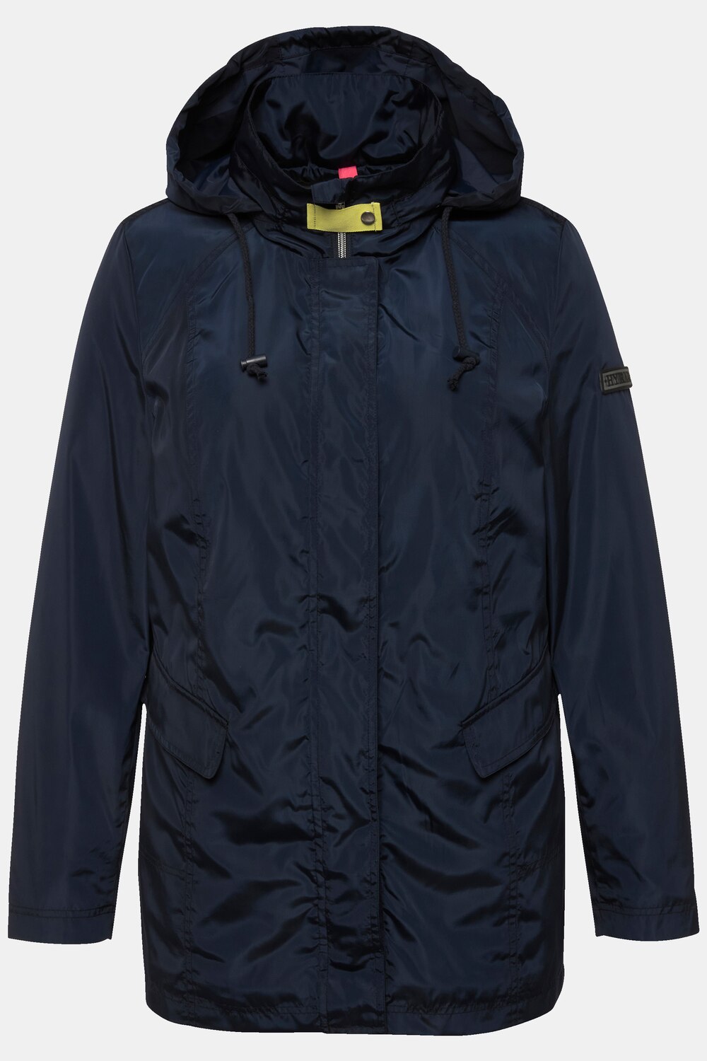 Stora storlekar HYPRAR funktionsjacka med ståkrage, Dam, blå, storlek: 42/44, Polyester, Ulla Popken
