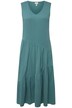 Midi šaty, A střih, výstřih do V, bez rukávů, biobavlna