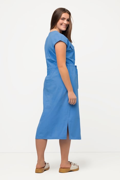 Eco Cotton Utility Dress | Midi Dresses | Dresses