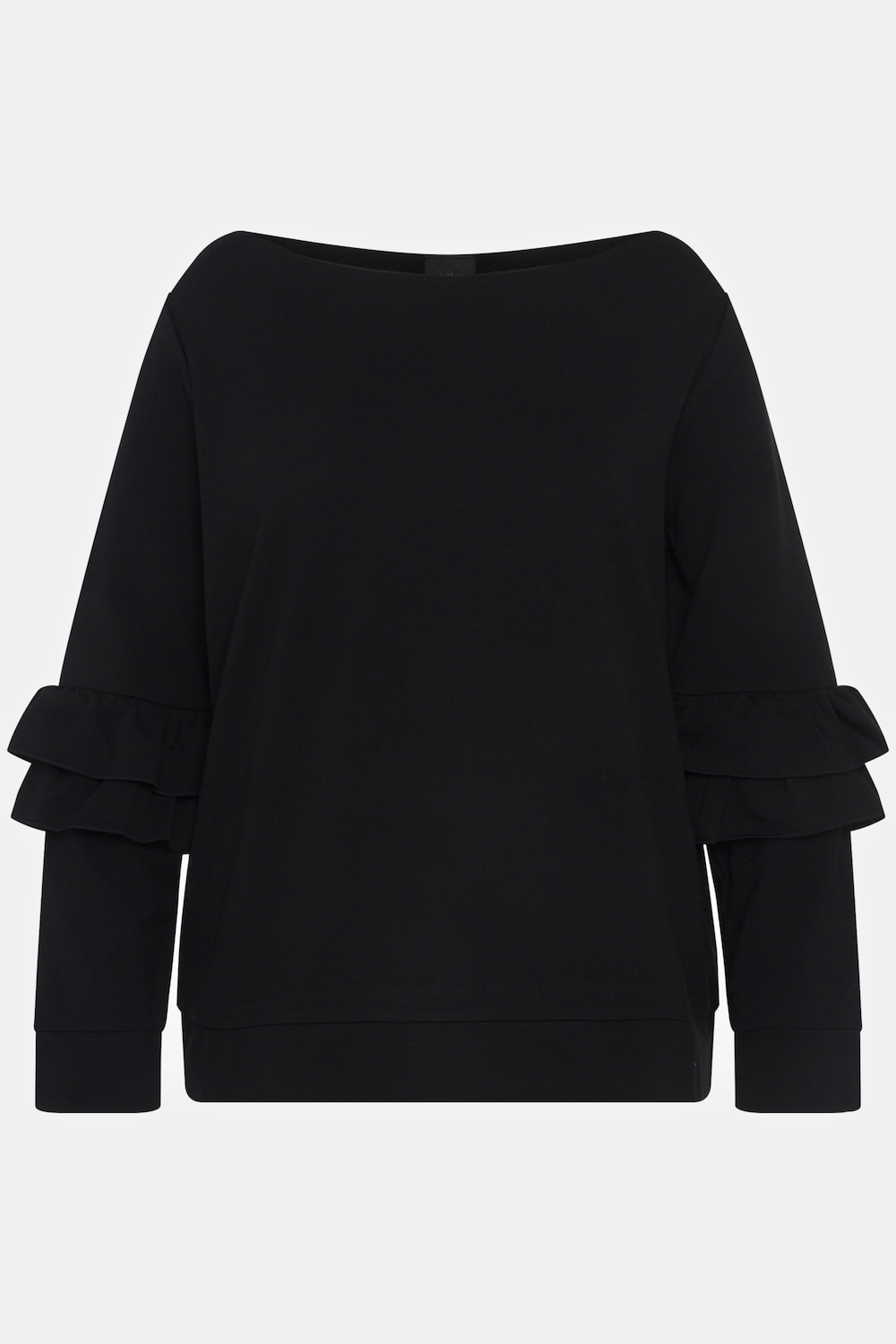 Stora storlekar Tröja, Dam, svart, storlek: 50/52, Polyester/Viskos, Ulla Popken