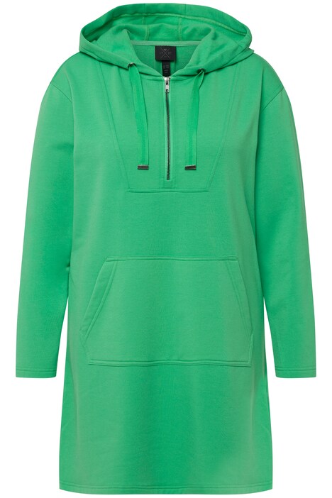 Mikina s kapucí, vázací stuha, dlouhé rukávy