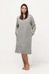 Hooded Terry Cloth Bathrobe with Pockets