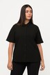 Shirtbluse, Bubblequalität, Boxy-Schnitt, Hemdkragen, Halbarm