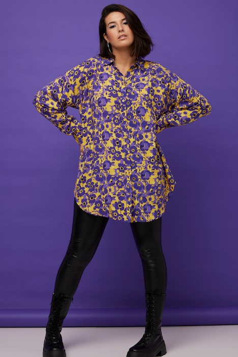 Oversized Floral Blouse