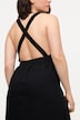 Maxikleid, Leinenmix, Rundhals, ärmellos