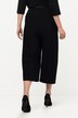 Plisované široké kalhoty, délka k lýtkům, elastický pas