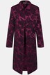 Jacquard-jakke, blomsterdesign, skjortekrave, wienersyning
