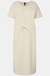 Loungewear-collegemekko, ylisuuri, pyöreä pääntie, lyhyet hihat