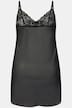 Negligé+String, 2-tlg. Set, Spitze und Mesh