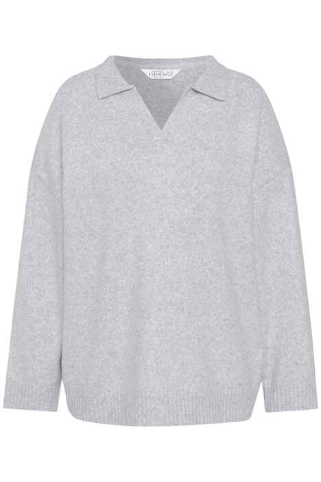 Svetr, oversize, polo límeček, dlouhé rukávy