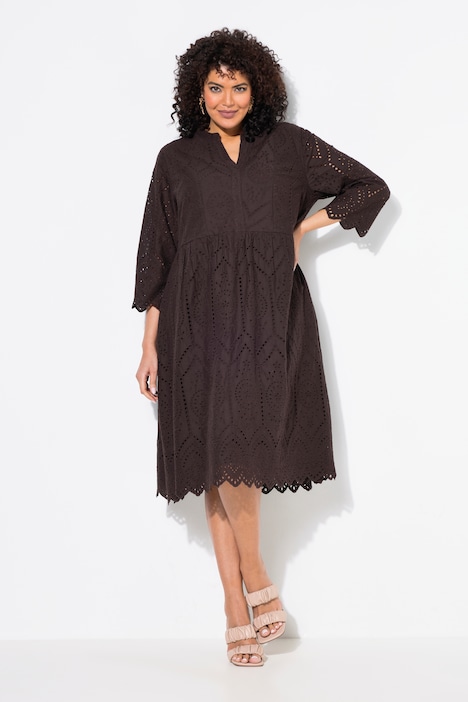 Lace Midi 3/4 Sleeve Dress