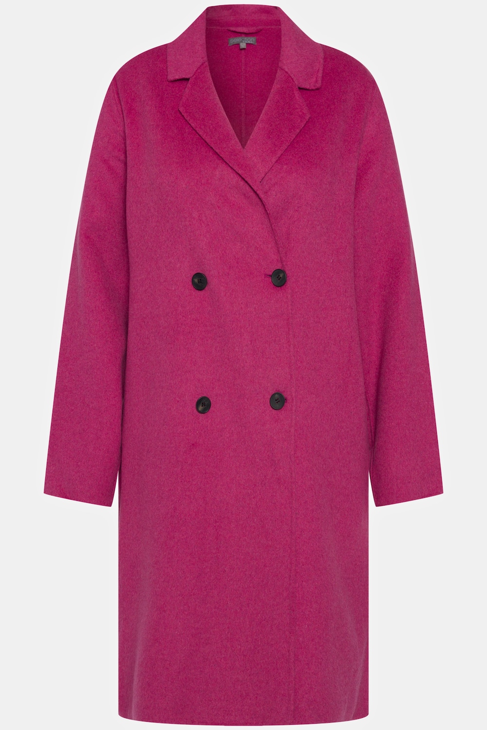 Stora storlekar Kappa, Dam, rosa, storlek: 46/48, Polyester/Ull, Ulla Popken
