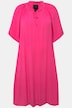 Kleid , Rüschen, A-Linie, Tunika-Ausschnitt, Halbarm