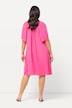 Kleid , Rüschen, A-Linie, Tunika-Ausschnitt, Halbarm