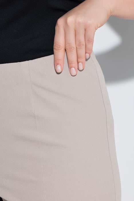 Pantalon 7/8 jambe étroite, taille élastique