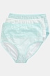 maxi slips, set van 3, kanten boord, dessin/effen