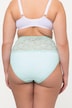 maxi slips, set van 3, kanten boord, dessin/effen