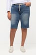 Denim Look Stretch Knit Shorts