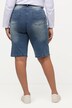 Denim Look Stretch Knit Shorts