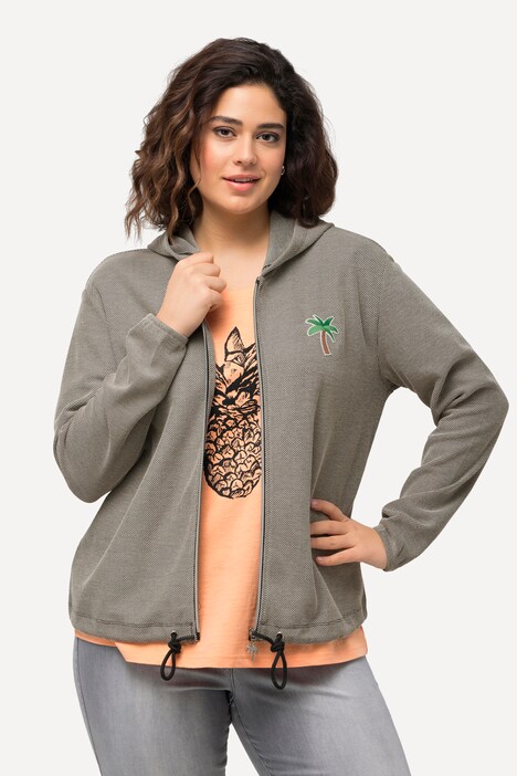 Sweat à Capuche Femme Zippé Décontracté - Coupe Large, Manches Longues, Poches, Pour Automne/Hiver 2025