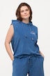 Eco Cotton Sleeveless Terrycloth Hoodie
