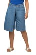 Džínový skort Mary, sukně a šortky, styl s 5 kapsami, elastický pas