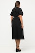 Maxikleid, Cut-Outs, Rundhals, Halbarm