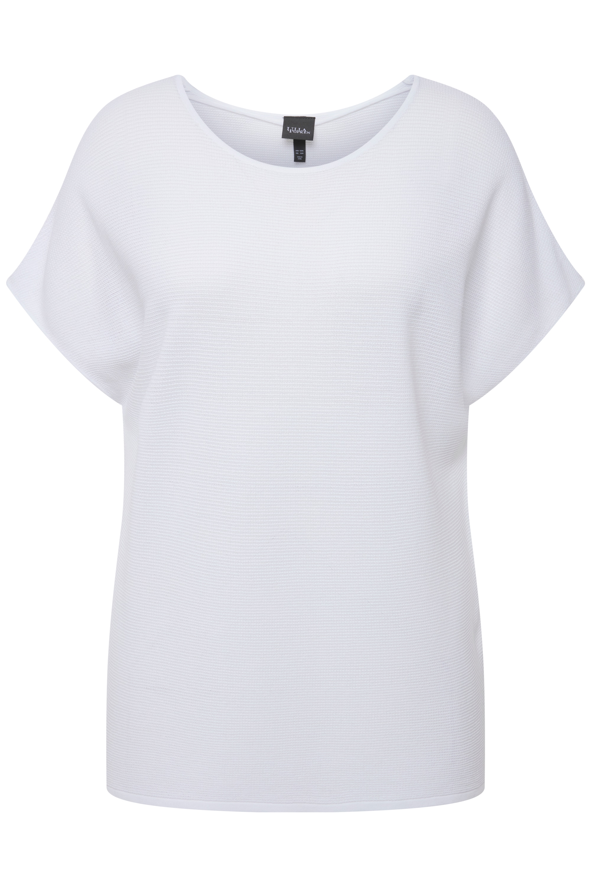 Ulla Popken Damen große Größen Pullover Waffelstruktur Oversized Rundhals