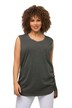 Top, řasící stuhy, kulatý výstřih, bez rukávů