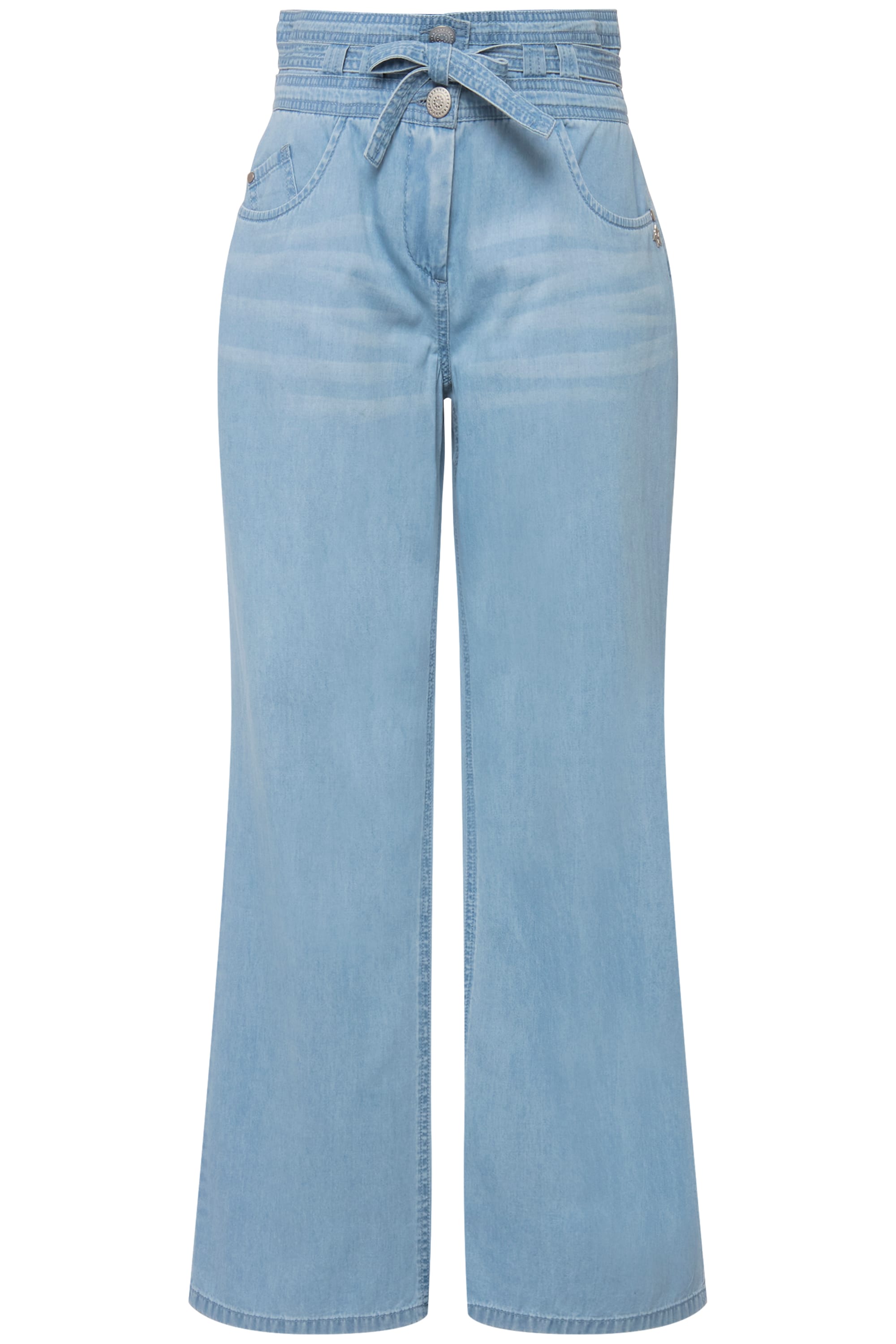 Ulla Popken Damen große Größen Jeans Mary ausgestelltes Bein Elastikbund
