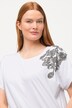 Short Sleeve Beadwork Embroidery Tee