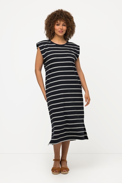 Stripe Knit Cotton Stretch Dress | More Dresses | Dresses
