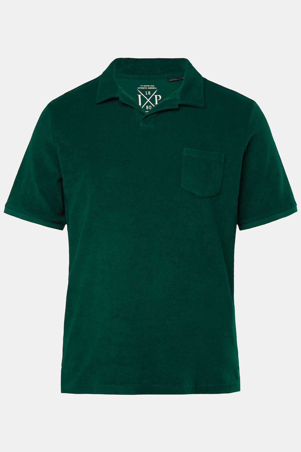 Poloshirt, Halbarm, Frottee, Cuba-Kragen