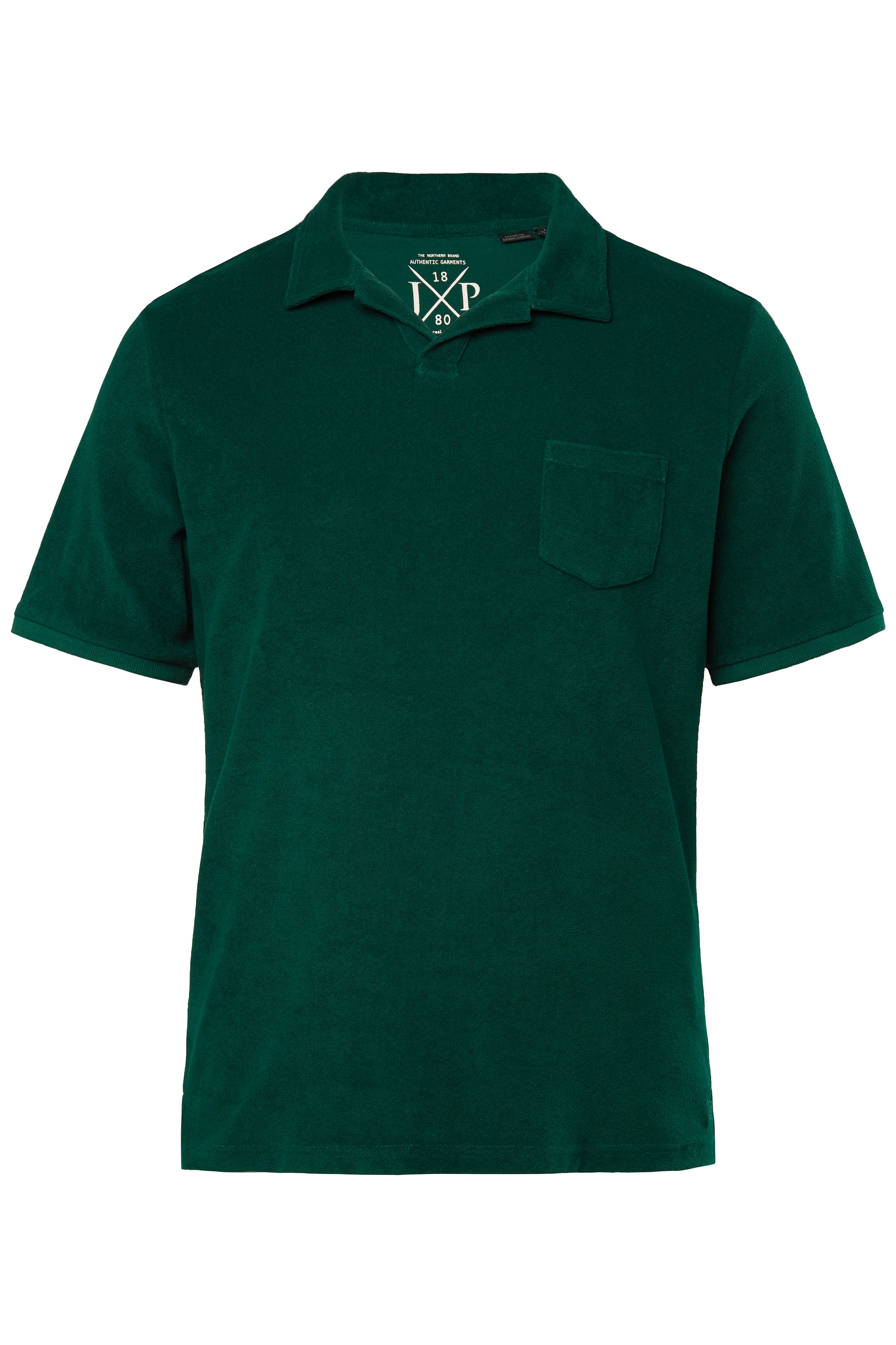 JP 1880 Herren große Größen Poloshirt Halbarm Frottee Cuba Kragen 817090