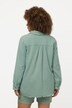 Raw Edge Long Sleeve Muslin Shirt