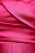 Abendkleid, A-Linie, drapiert, V-Ausschnitt, ärmellos
